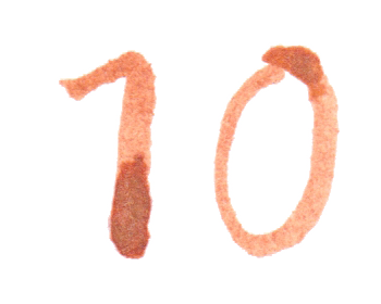 jahnna Tusche Zahl 10