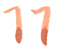 Zahl 11 Tusche