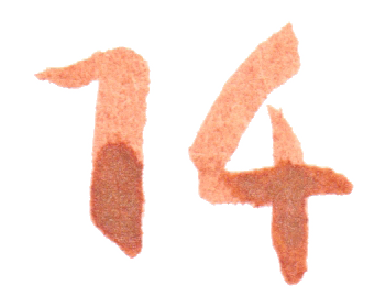 jahnna Tusche Zahl 14