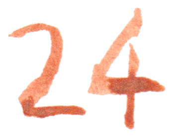 jahnna Tusche Zahl 24