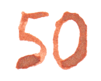 jahnna Tusche Zahl 50