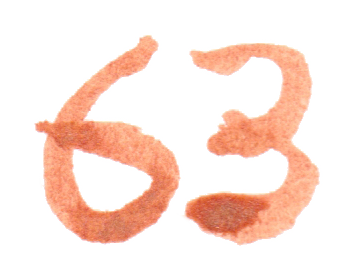 jahnna Tusche Zahl 63