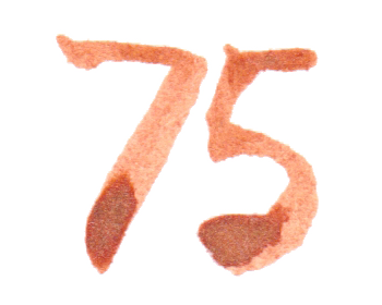 jahnna Tusche Zahl 75