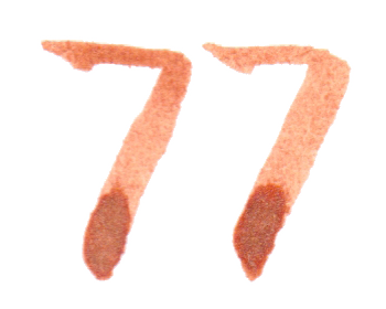 jahnna Tusche Zahl 77