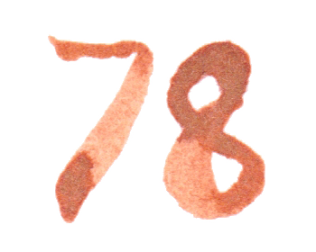 jahnna Tusche Zahl 78