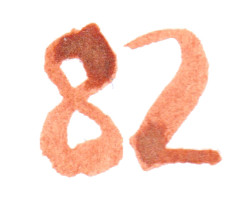 jahnna Tusche Zahl 82